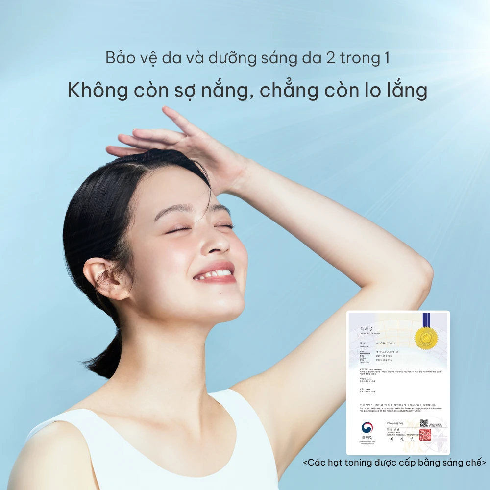 KEM CHỐNG NẮNG DƯỠNG DA VITABELLE Tone Up Sun Cream SPF50+ PA++++